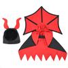 Halloween Dog Outfit All Size Pet Vampires Costume Cape & Headgear Pet Costume Theme Party Photoshooting Pet Costume