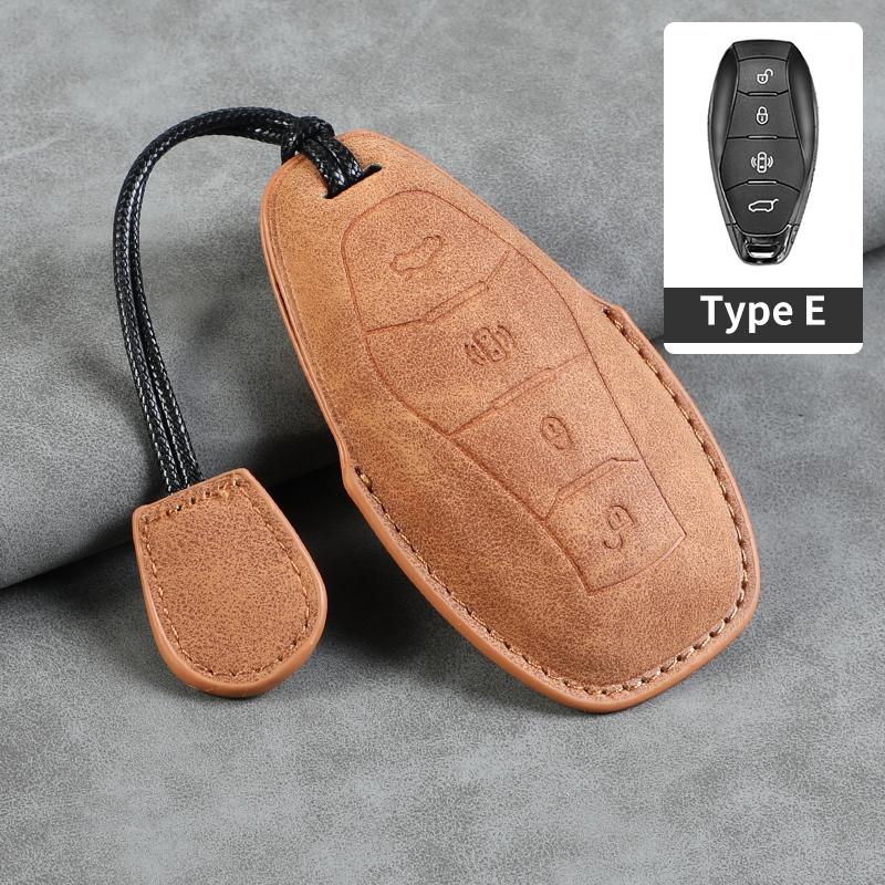 Car Key Cover For FAW Hongqi H5 2025 2025 2025 Hongqi H5 Leather Car Key Case Cover For Hongqi Car Keychain