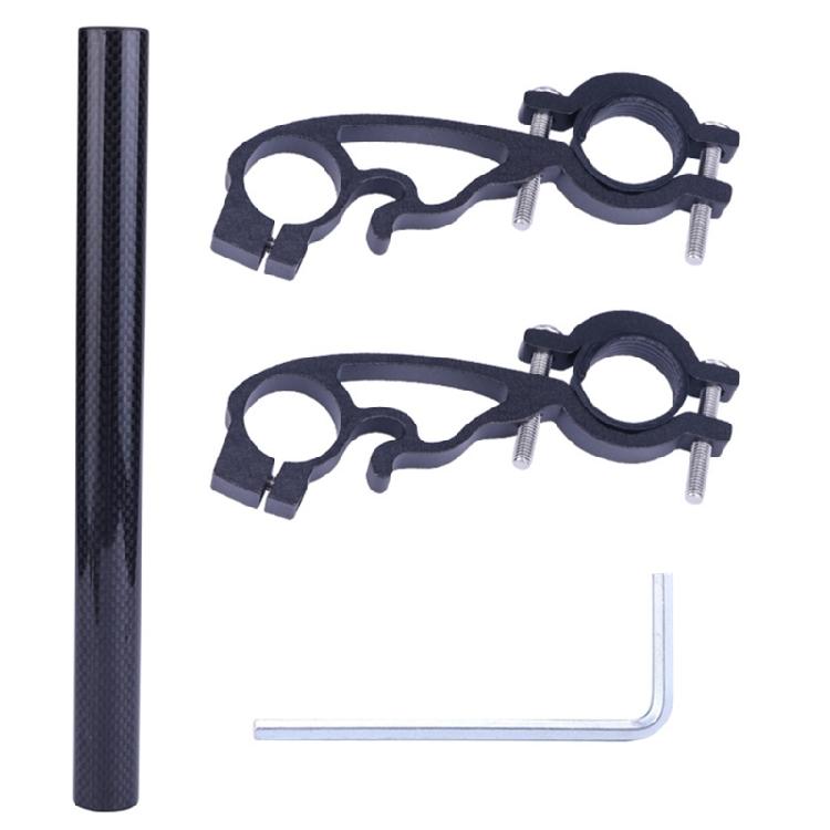 Bicycles Handlebars Extender Double Bike Handlebars Extension Rack for Holding Bicycles Speedometers, Headlight Enduring
