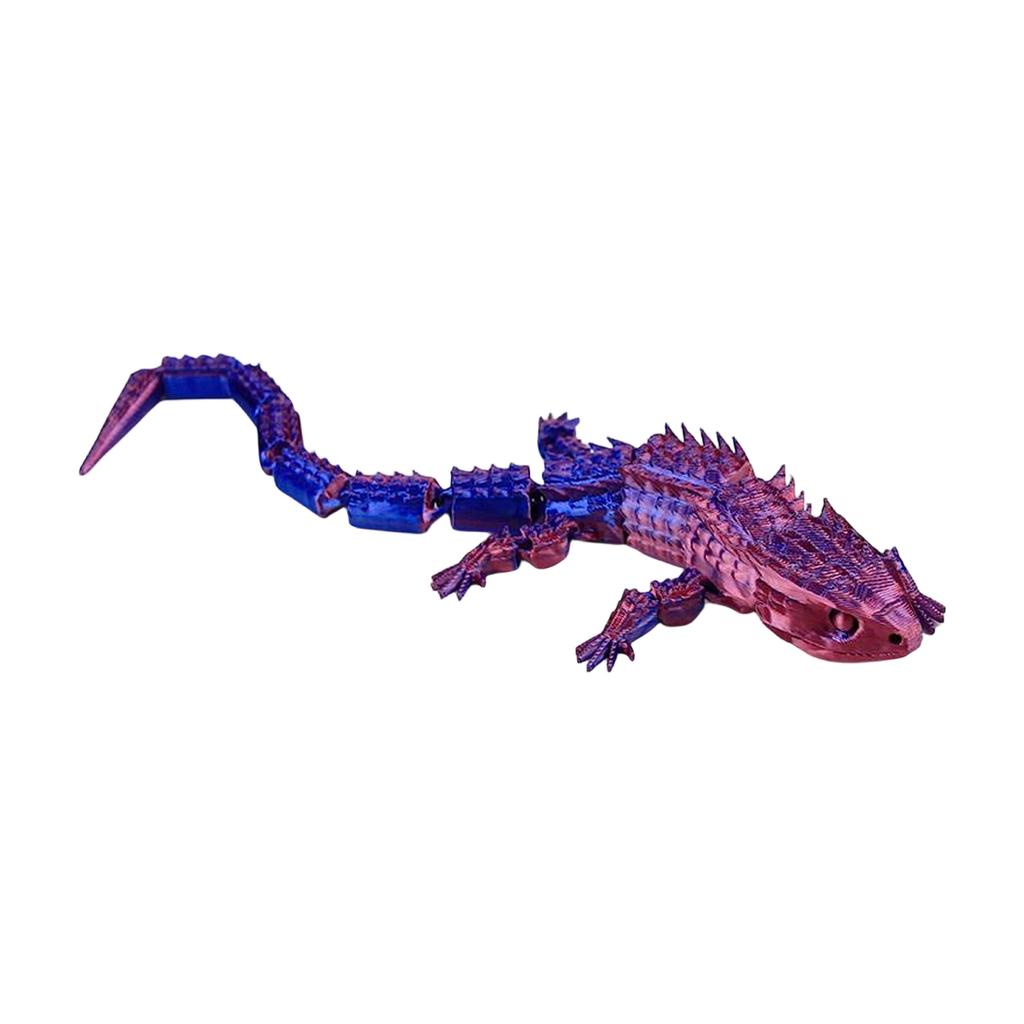 3D Printed Magnetic Lizard Model Building Kit Modular Design Educational Toy for Creative Assembly and Display
