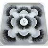 HBZGTLAD 5 Paar 8-25mm natürliche 3D-Wimpern künstliche Wimpern Make-up-Set Nerzwimpern Verlängerung Nerzwimpern maquiagem Wimper