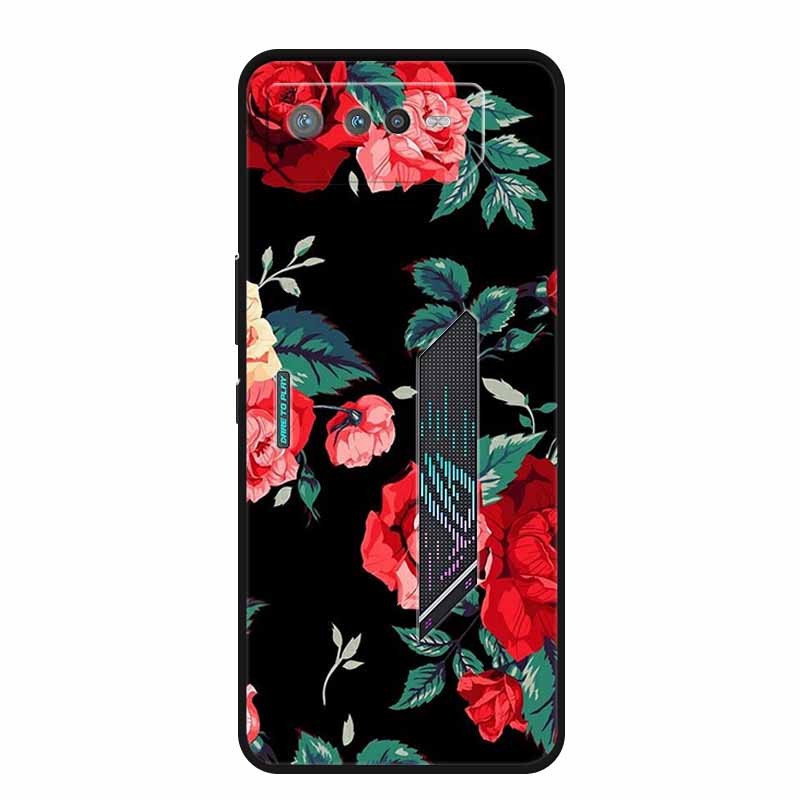 Für Asus ROG Phone 6 Hülle Luxus Silikon TPU Weiche Abdeckung Handyhülle für Asus ROG Phone 6 Pro Funda Rog6 Schutz Hülle Cartoon Hülle