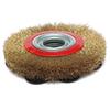 Wire Wheel for Bench Grinder, 150mm Wire Wheel Brush Set, Wire Wheel for Bench Grinder, Flat Stainless Steel Wire Wheel for