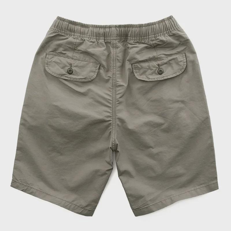 Urban Men's Breathable Elastic-Waist Summer Shorts - Versatile, Lightweight, Loose Fit