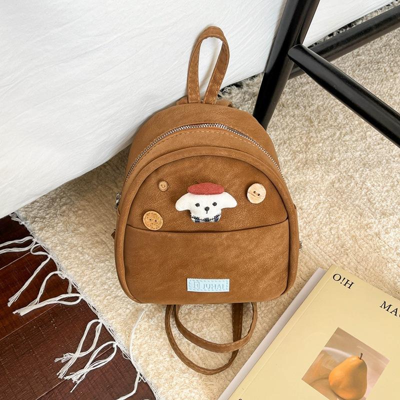 Schoolbag1011 Spring Niche Design Backpack New Korean Version Cute Girl Student Bag Personalized Leisure Small Backpack
