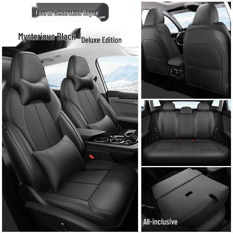 All-Season, Fully Enclosed Seat Covers for 25 Geely Boyue L Models & 24 Seat Cushion Options