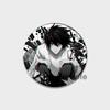 32/44/58MM Japanese Anime Death Note Enamel Pins, Round Brooch, L Killer, Yagami Light, Cosplay Badge, Backpacks Jewelry, Xmas Gifts