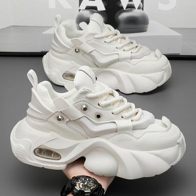New Men Autumn Winter Invisible Height Air Sneakers Thick Sole Comfortable Elevator Casual Shoes Fashion Man Daddy Shoes