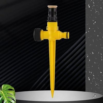 3Pcs 360° Rotation Automatic Lawn Sprinkler Corrosion Resistant Buried Plug Rotating Sprinkler Adjustable Nozzle