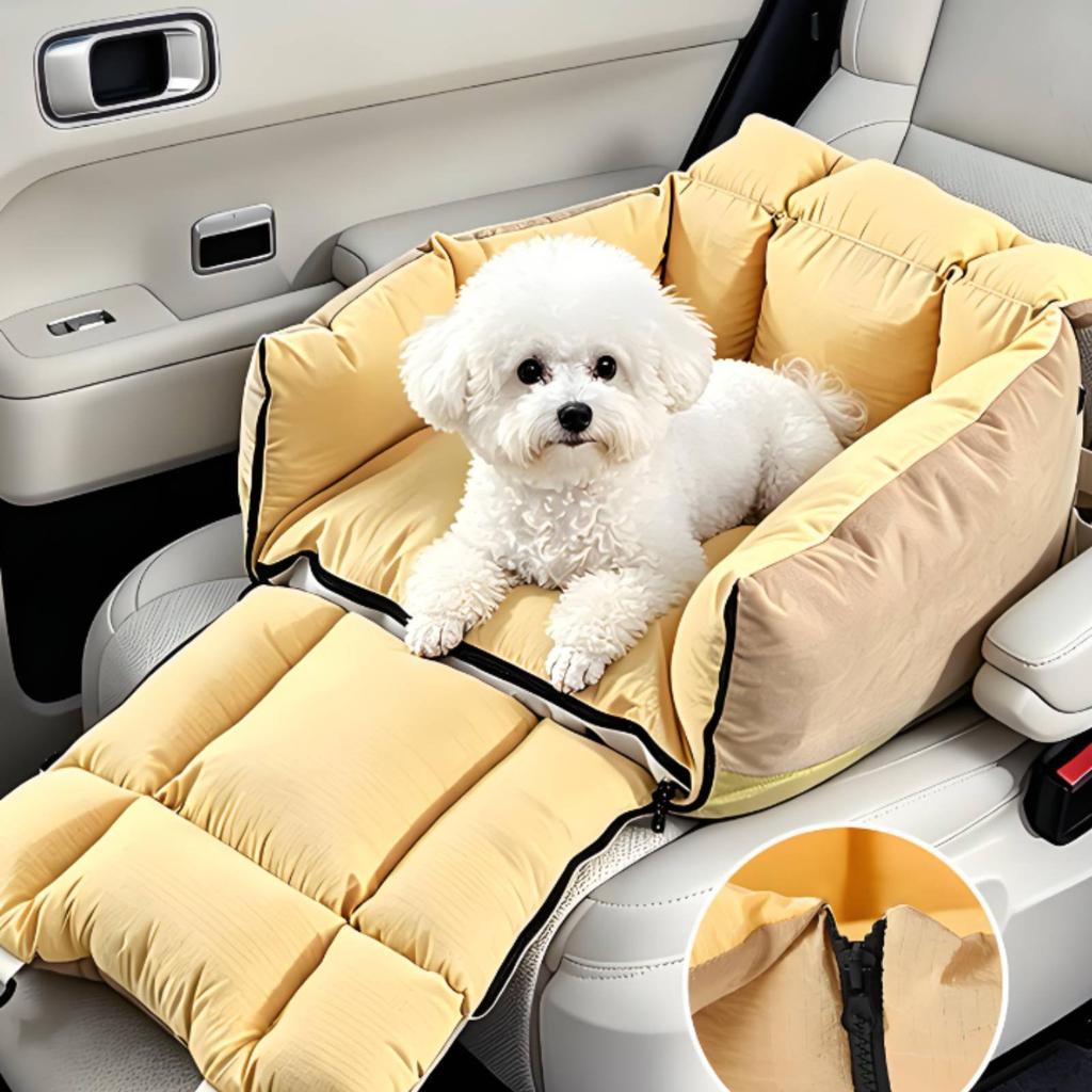 Dog Car Seat Bed Waterproof Car Pet Nest Dog Booster Seat Anti-Slip Bottom Upholstery Protection for Dogs