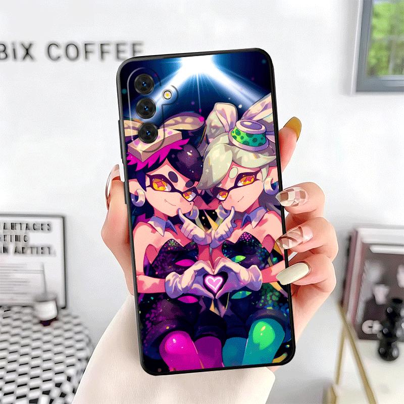 

S-Splatoons Game Soft Phone Case for Samsung A17 A37 A57 A16 A26 A36 A56 A15 A25 A35 A55 A14 A24 A34 A54 A13 A23 A33 A53 A52 A12 Samsung A24
