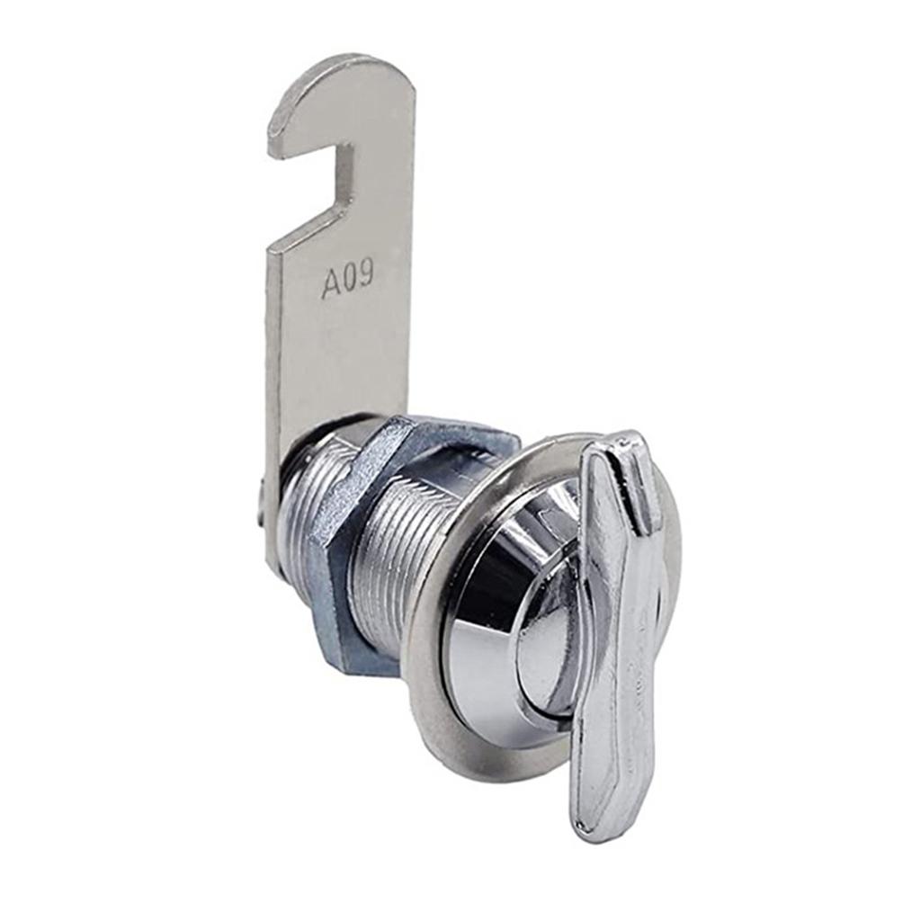 Thumb Operated Cabinet Lock Without Key Compartment Closure Quick Accesses Cabinet Cam Lock for Mailboxes & Drawers