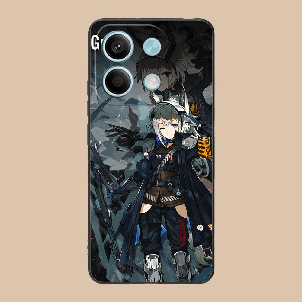Arknights Grani Matte TPU Mobile Phone Case for POCO F8 F7 F6 F5 F4 F3 F2 Pro GT C75 C71 C65 C61 C40 Pro Ultra Colorful Cover