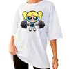 Girls Super Powerful Blouse Training Streetwear T-shirt Womens Shirt Academy Gym Fitness T-shirt