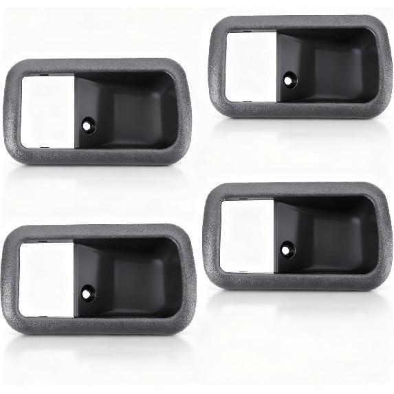 Denash 4Pcs Interior Door Handle Bezel, 69277-60010 Replacement Inner Door Handle Trim Cover for 80 Series FJ80 FZJ80 HDJ80 HDJ81 HZJ80 HZJ81