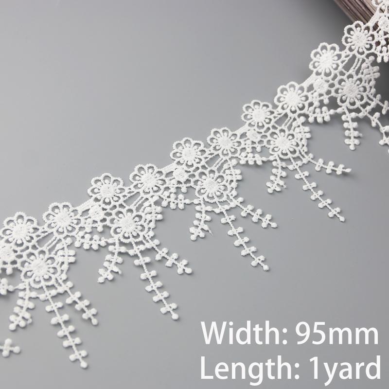 (1 yard) cotton trim lace fabric Webbing Decoration DIY Garment Sewing Accessories
