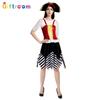 Pirate Caribbean Stylish Dress For Women Ideal For Halloween And Cosplay With Elements Fantasy