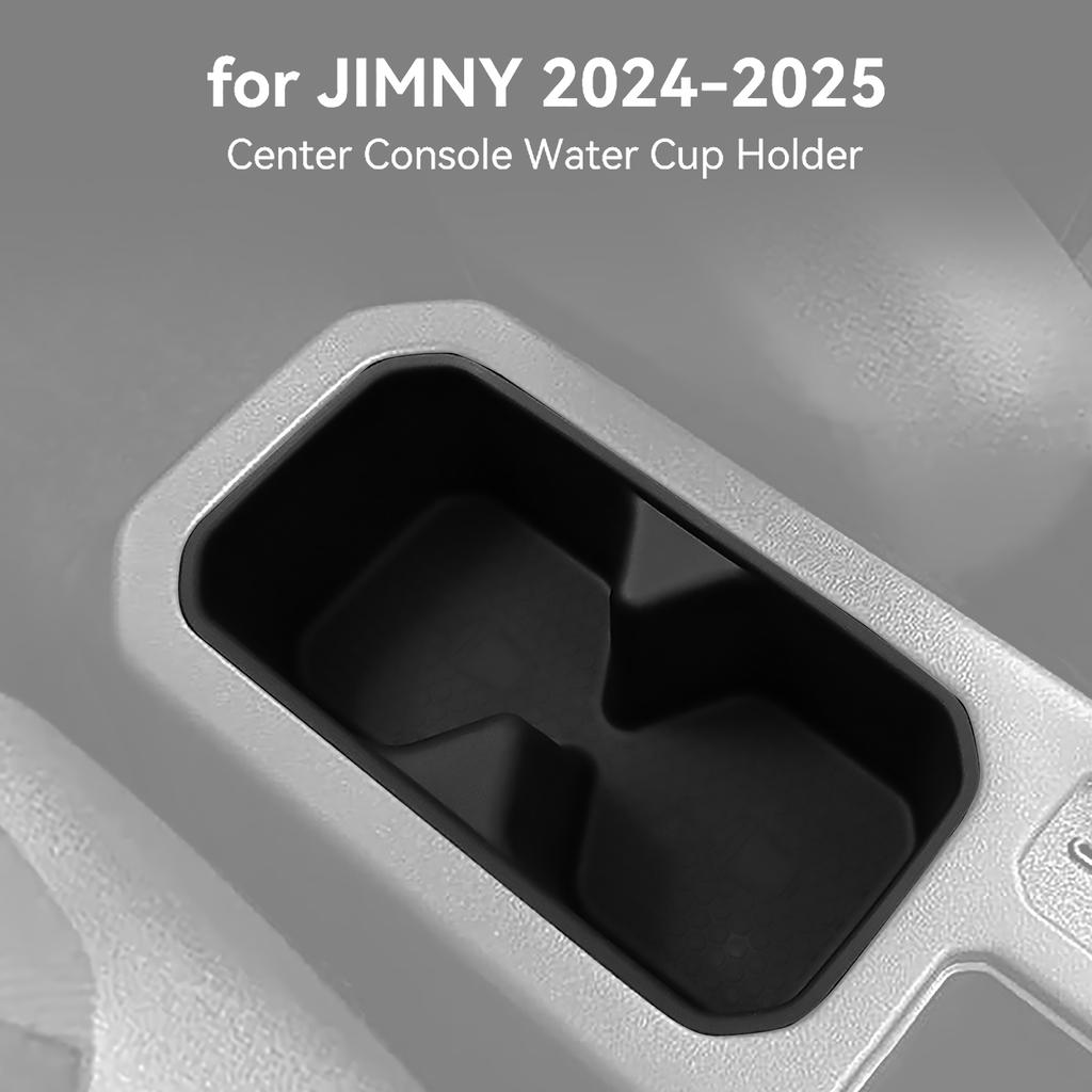 Car Center Console Storage Box Pad Water Cup Holder Organizer Tray for Suzuki Jimny 2025 2025 Up Stowing Tidying Accessories