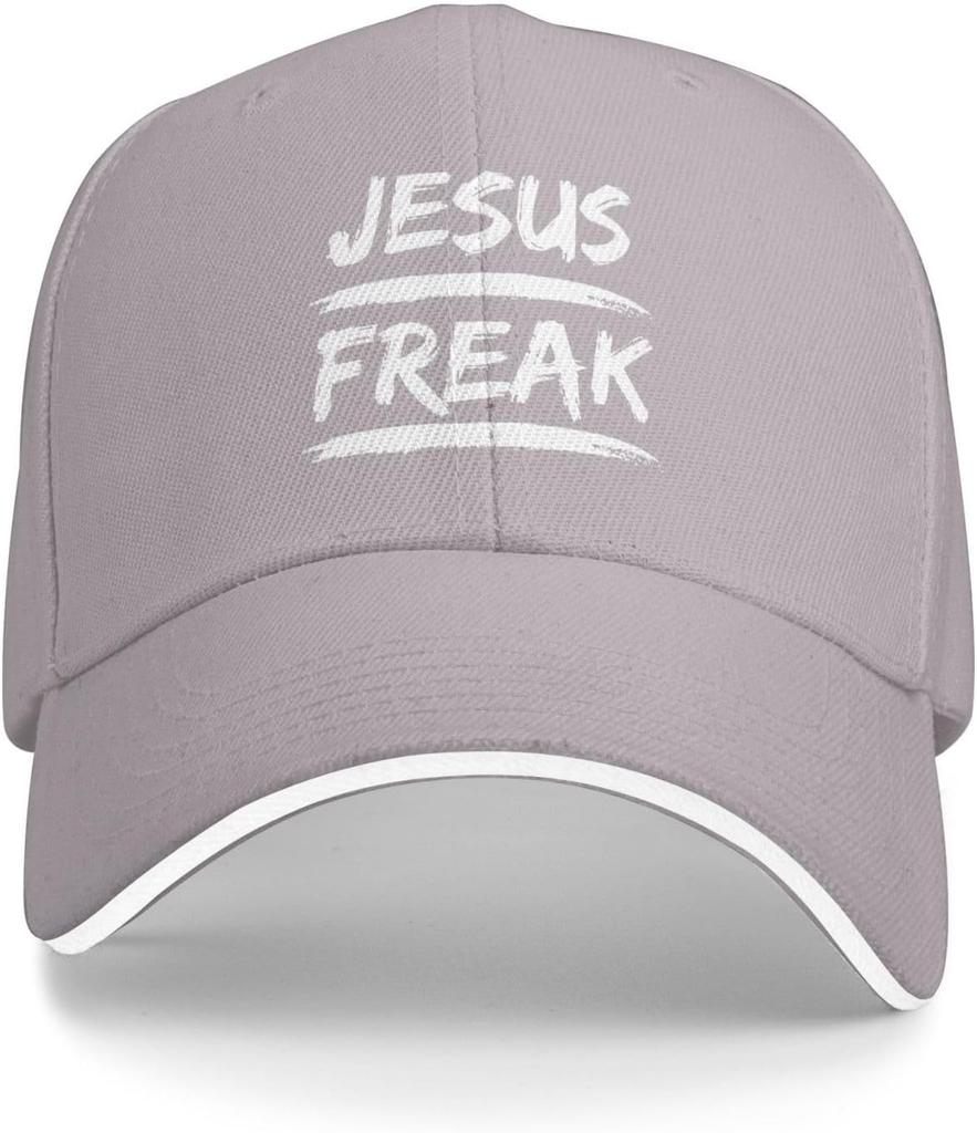 Jesus Freak Grafik Baseballkappe Polyester Lässig Verstellbar Trucker-Hut für Unisex Erwachsene