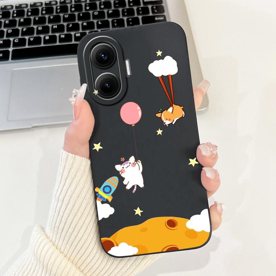 For Xiaomi Redmi Turbo 4 Pro Case PocoF7 Cute Cartoon Cover Shockproof Phone Case For Xiaomi Poco F7 Redmi Turbo4 Pro Soft Shell
