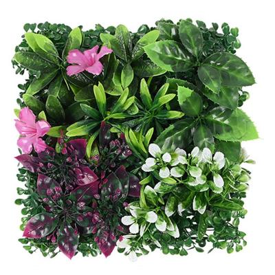 DIY Künstliche Pflanzenwandpaneel Ewige Blume Künstlicher Eukalyptus Teppich Lebensecht Grünes Künstliches Farnkraut