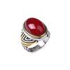 Men's/Women High Quality 316LStainless Steel Onyx Gilded Rings Classic Fashion Trend Jewelry