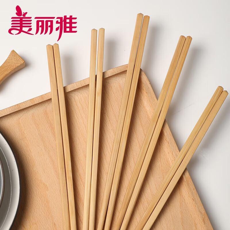 Meiliya Natural Bamboo Chopsticks Set