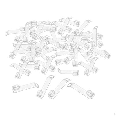 50x Clothes Hanger Hooks Cascading Hangers Closet Organizer Clips for Jackets Neckties Scarves