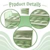 Egg Holder Easter Eggs Shelf Storage Rack for Kitchen Supermarket Pantry White