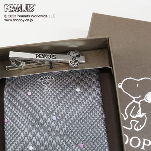 Snoopy Tie Bar & Tie Set, Tie Clip PN914458 Gray 001