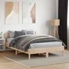 VidaXL Bed Frames with Headboard, Double Bed with Slatted Base, Adult Bed, Bedroom Furniture, Modern, 135x190 Cm 842770