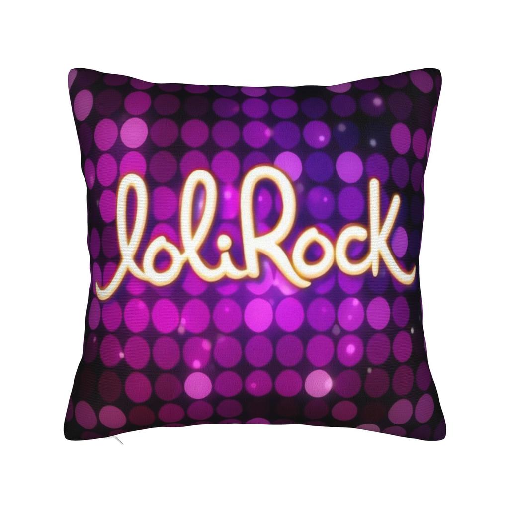 LoliRock Kopo Music Girls Pillow Case  Soft Pillow Cover Retro Trendy Pillowcases For Couch Sofa Bedroom