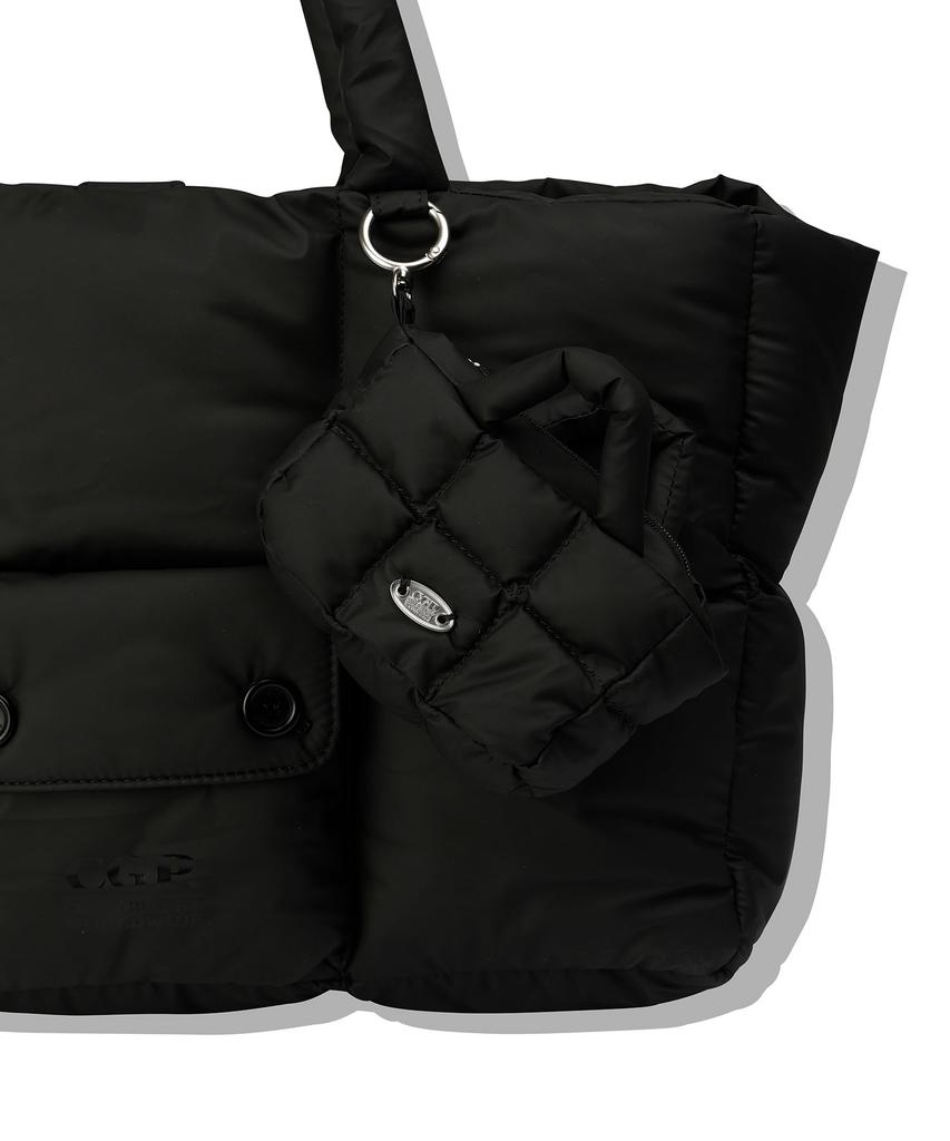 Cgp Padded Tote Bag (Keyring Set)_Black