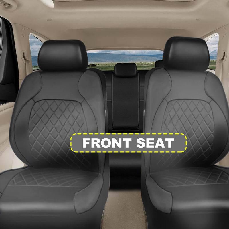 Universal PU Leather Car Seat 9-Piece Set - All-Season Style