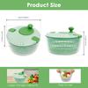 Vegetables Salad Spinner PP Large Capacity Salad Washer Labor Multifunctional Vegetable Dehydrator Lettuce Drainer for Household