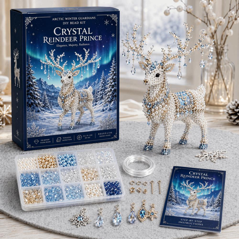 3D Design Beaded Animal Kit Handmade Material Bead Art Kit DIY Beading Craft Set For Beginners