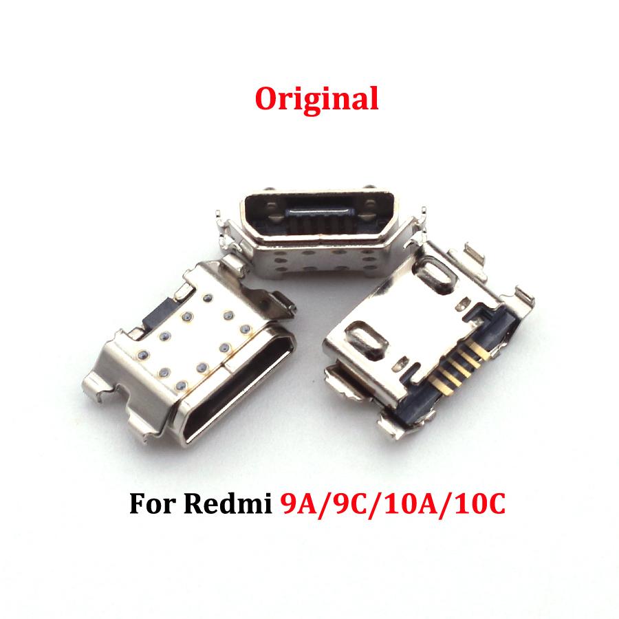 10PCS USB Charger Port Dock Socket For Xiaomi Redmi 8 8A 9 9A 10A 10X 10C 12C Note 11 10 9S 9 8 7 Pro Charging Connector