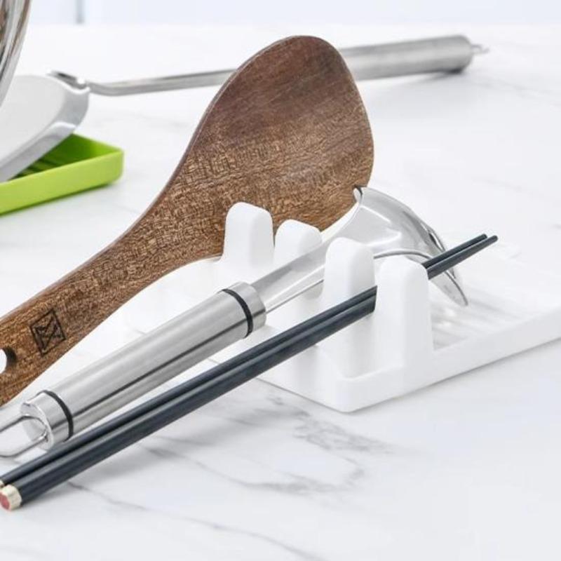 Vielseitiges Küchen-Organizer-Set, wandmontierte Aufbewahrung für Spatel, Topfdeckel, Essstäbchen und Suppenlöffel, langlebiger Kunststoff