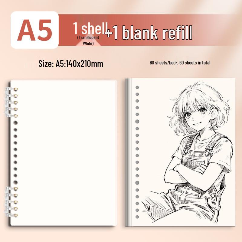 Morandi Detachable Student Sketchbook - Thick, Comfortable, Colorful Art Drawing Pad