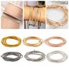 Memory Wire Circles Steel Wire Necklaces Bracelet Making Set Jewelry Components