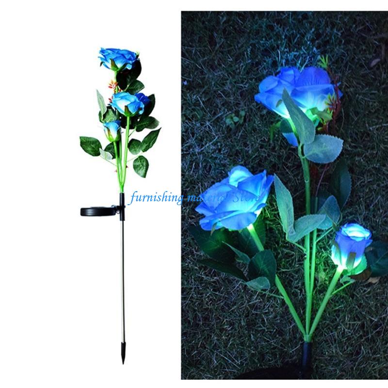 Y5GD Solar Outdoor Garden Lights 1 PC Waterproof LED Flower Stake Lights Solar Lights