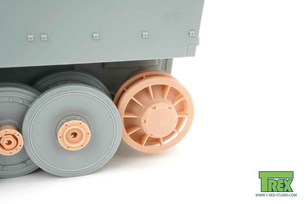 Studio WW2 Deutscher Tiger I Schwerer Panzer 700mm Durchmesser Führungsrad Kunststoff Modellteile T-Rex 1/35 (Allgemeiner Zweck) TR35169-1 (Panzer)