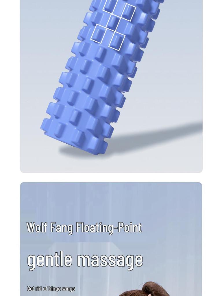Foam Roller Wolf Tooth Muscle Massage Relaxer - Slimming Yoga Tool for Legs and Back
