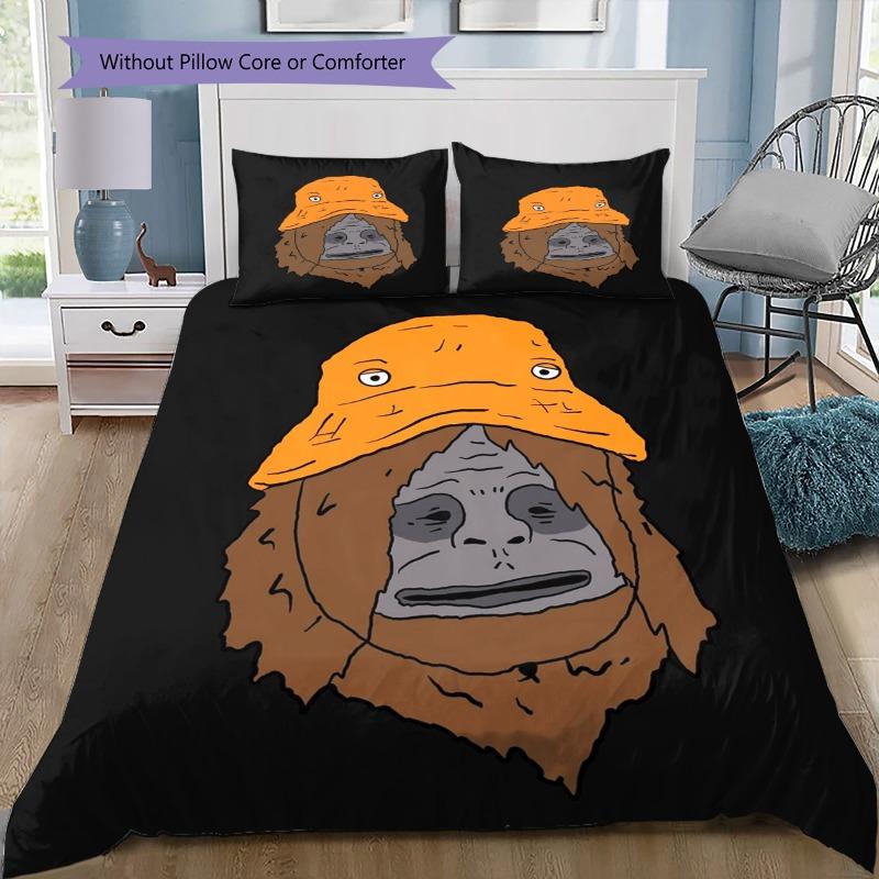 The Big Lez Show There Is Still Time 3 Pieces Bedding Set, Sasquatch Campfire Duvet Cover with Pillowcases