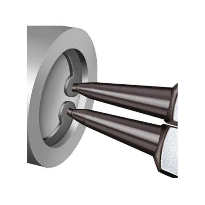 Jeu de pinces pour circlips 8 pièces knipex