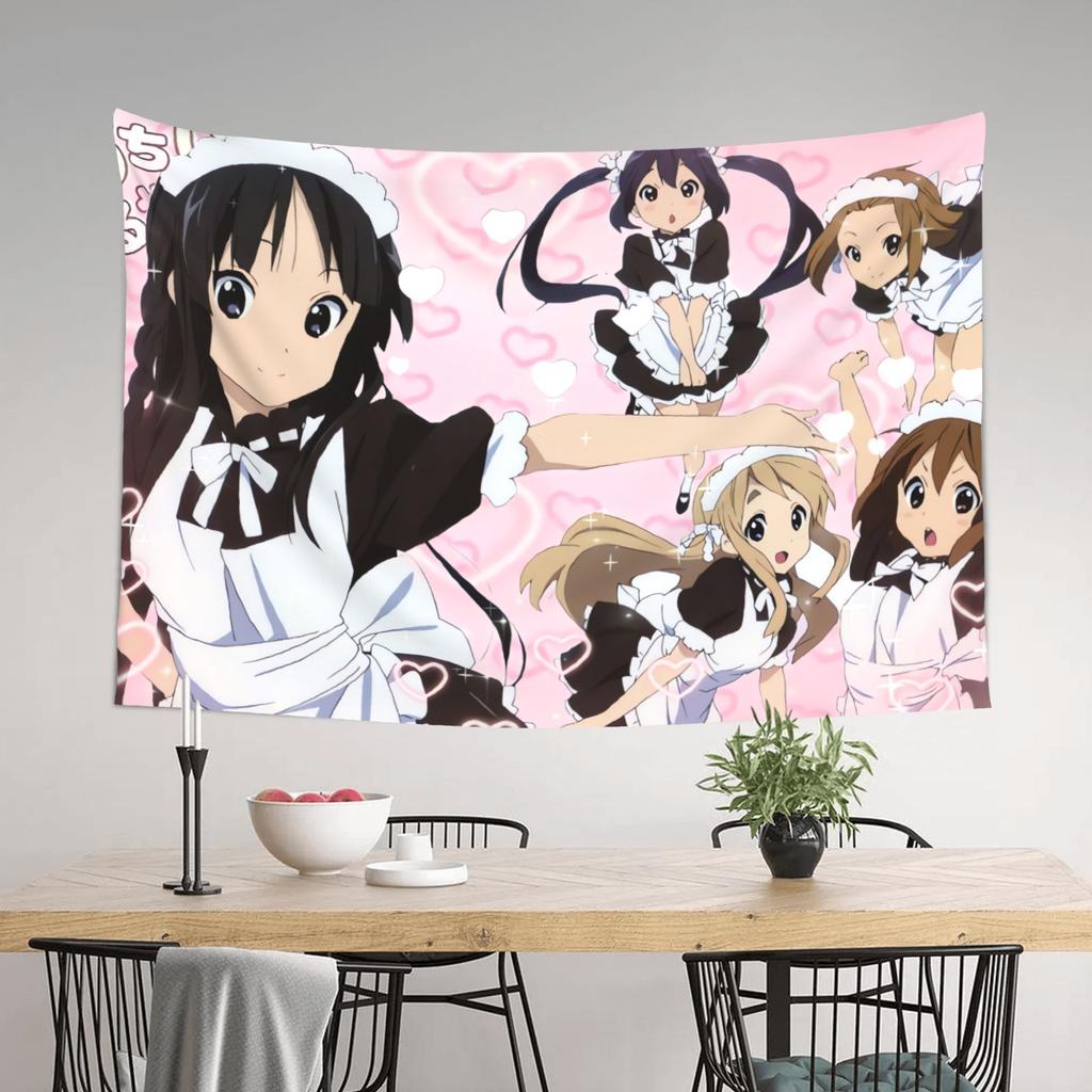 VIKAMA Classic Japanese Anime Maid Style Decorative Tapestry Anime Theme Sweet Sister Room Decoration Home Decoration