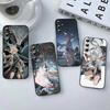 Feixiao Phone Case For Samsung Galaxy S24/S25/S22/S30/Note20/Lite/Ultra/5G/Plus/FE Soft Black