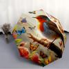 1pc Butterfly Bird Automatic Folding Umbrella, Sturdy And Durable Automatic Folding Umbrella with 8 Ribs, Convenient for Outdoor Use066