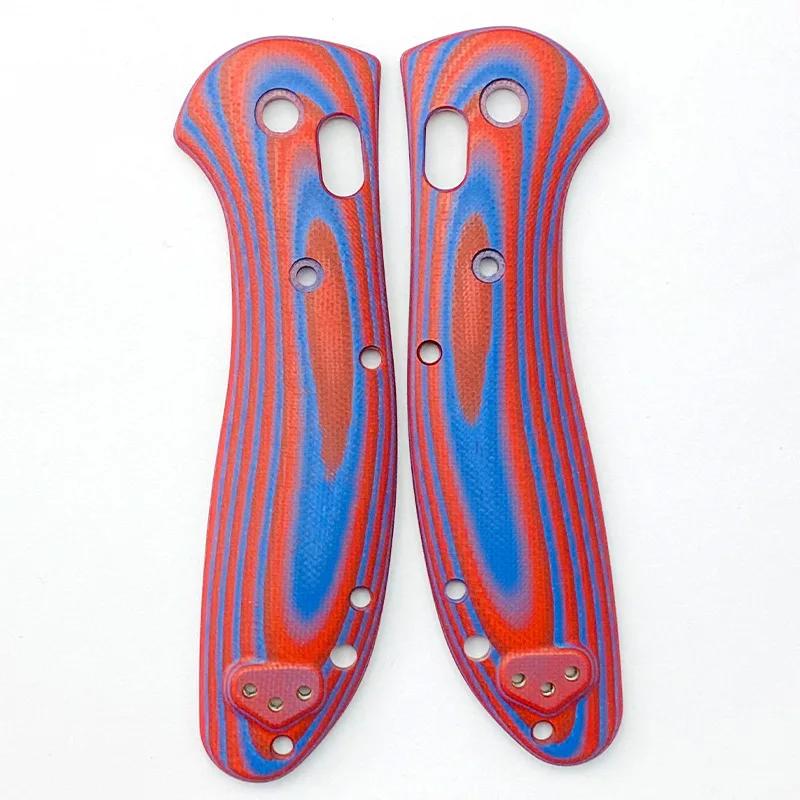 DIY Nakładki na rękojeść Materiał kompozytowy G10 Ręcznie robione Części narzędziowe Domowe Ręczne Nóż motylkowy BM 550 / 551 Rękojeść ze śrubami wału wsporczego Akcesoria