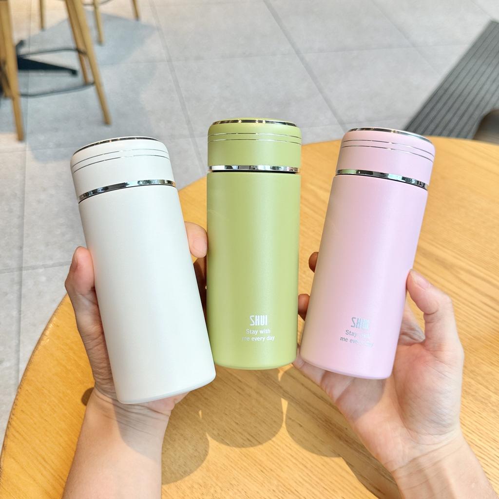 Fashionable thermal mug for women, 316 stainless steel, mini pocket water cup, high-value, compact and portable cup